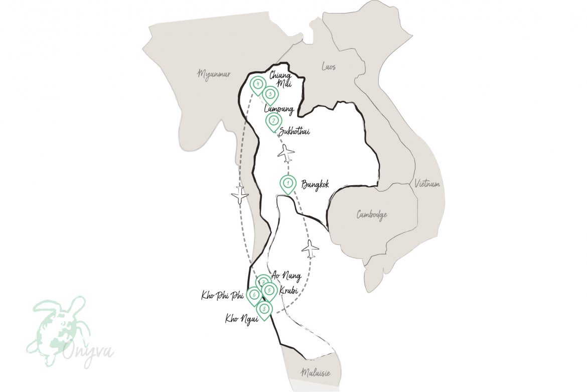 Itinéraire 3 semaines en Thaïlande Onyvatravel